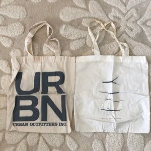 Anthropologie & Urban Outfitters shopping bags